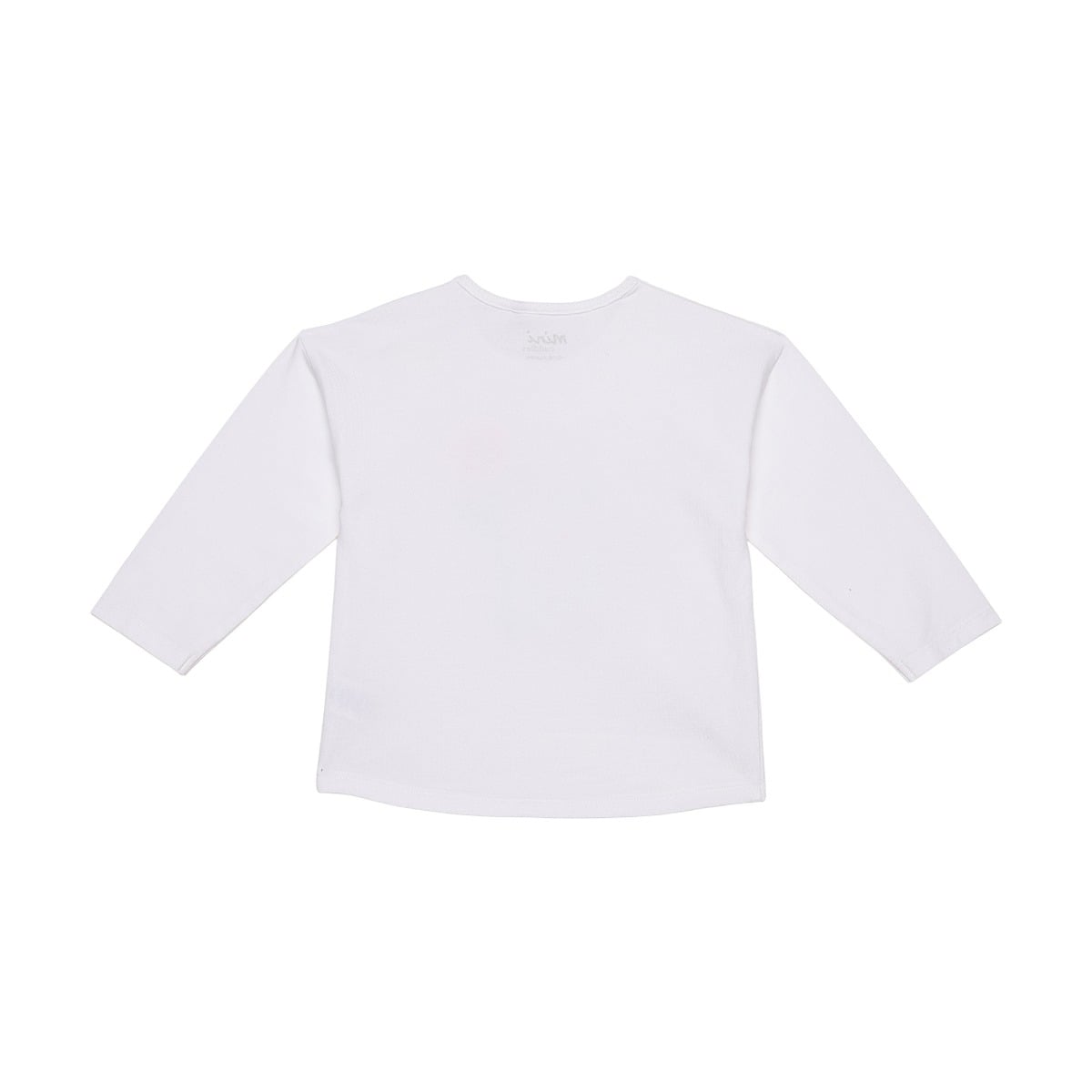 Baby Girls White Cotton Puppy And Floral Embroidered Knit Top Regular Fit Casual Wear