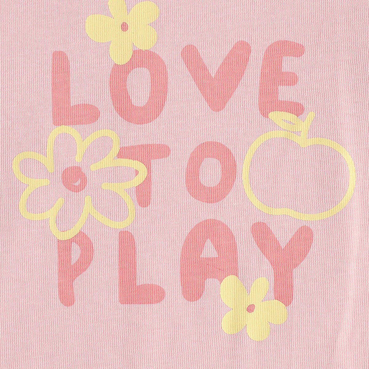 Baby Girls Pink Cotton Graphic T-Shirt Regular Fit Casual Top