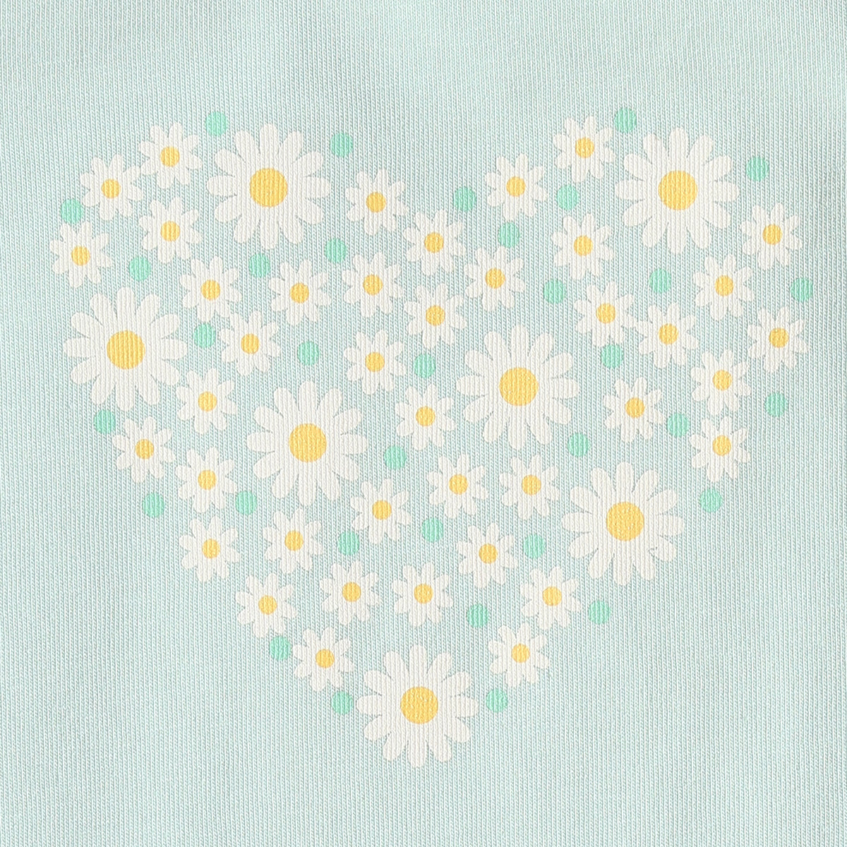 Baby Girls Mint Green Cotton Graphic T-Shirt Regular Fit Casual Top