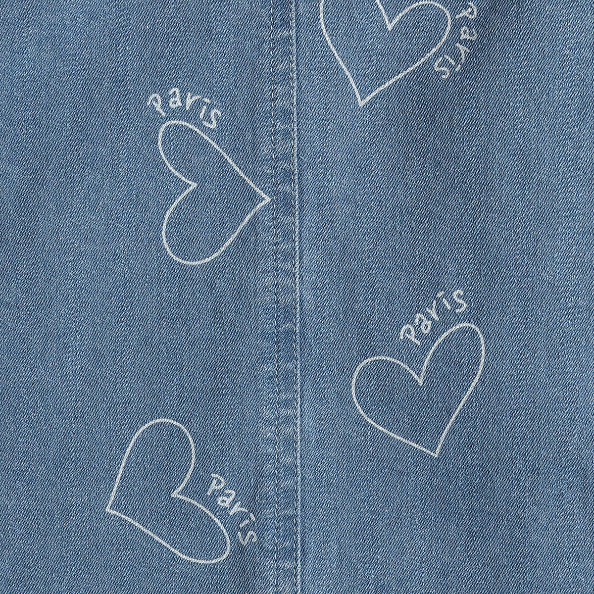 Baby Girls Blue Denim Pinny with Pink T-Shirt Casual Outfit Set