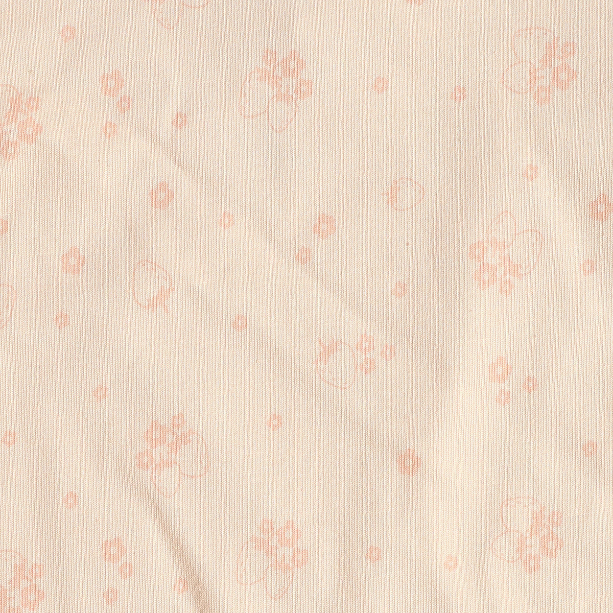 Baby Girls Peach Corduroy Pinafore Dress with Printed Full Sleeves T-Shirt Casual Outfit Set
