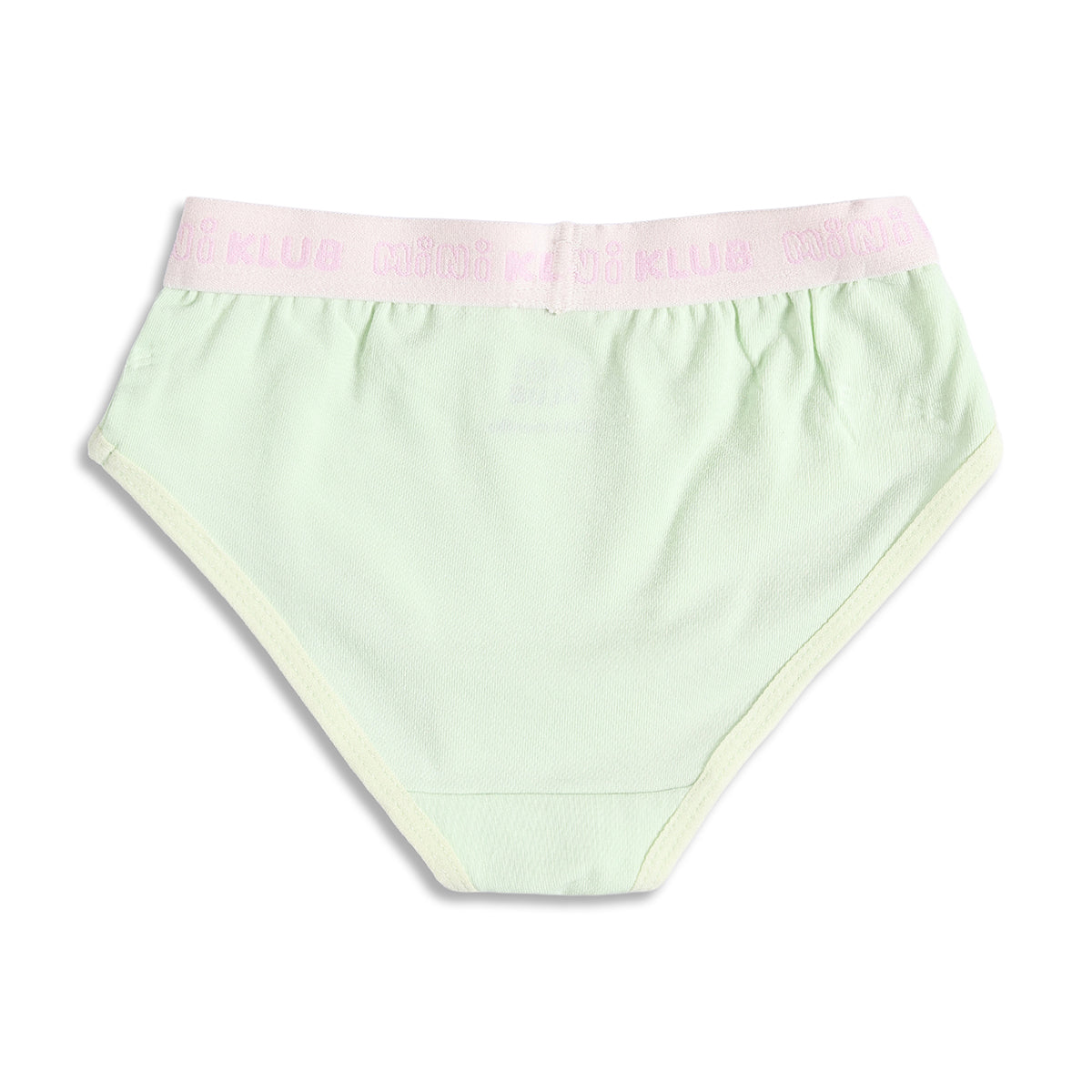 Baby Girls Solid Briefs Pack of 2, Mint Green and Yellow