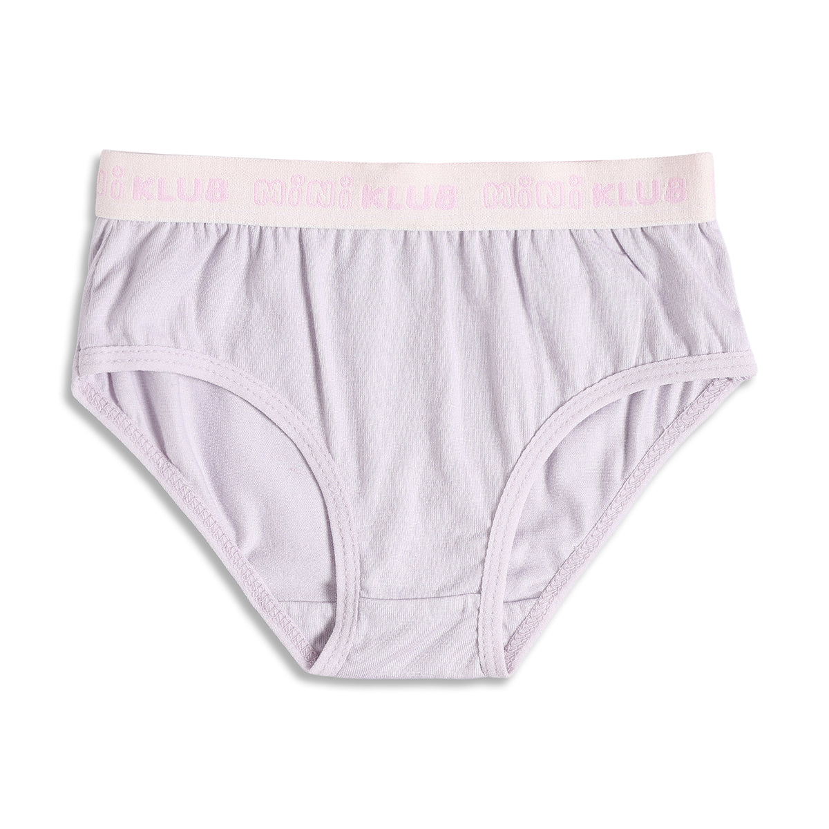 Baby Girls Solid Briefs Pack of 2, Light Purple and Pink