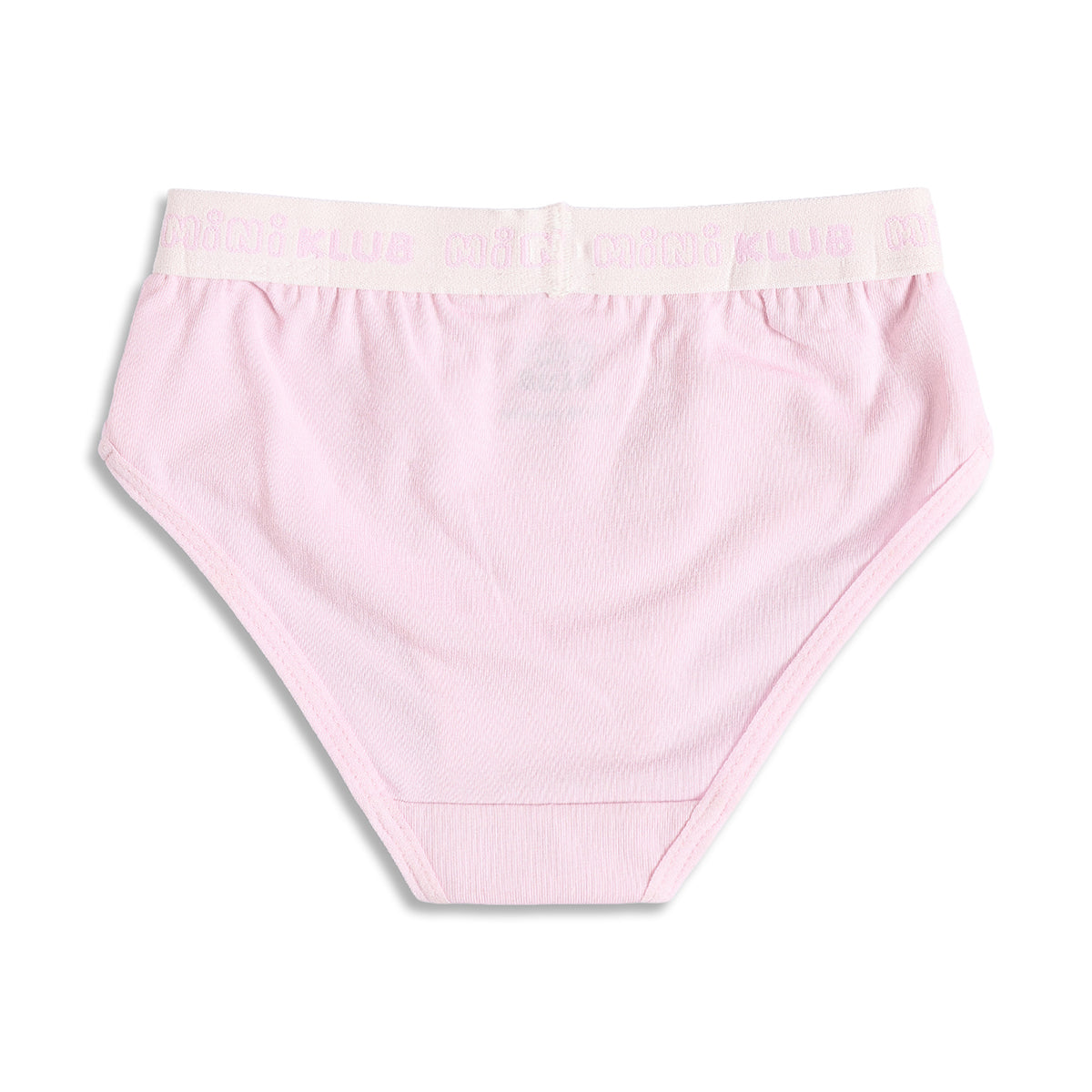 Baby Girls Printed and Solid Briefs Pack of 3, Pink Blue and Mint Green