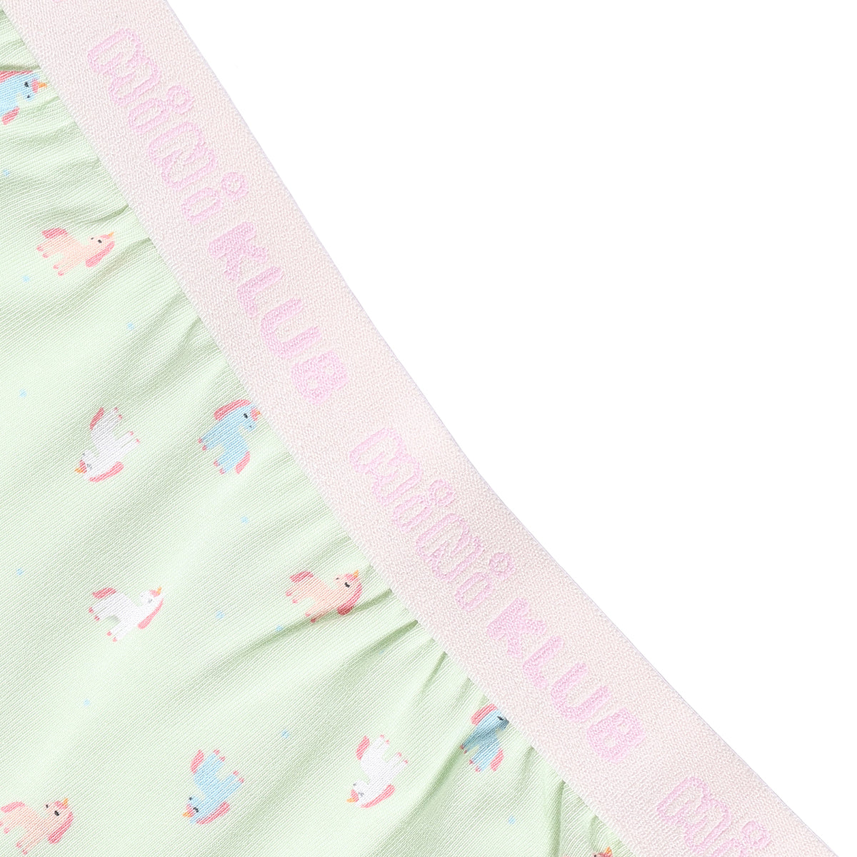 Baby Girls Printed and Solid Briefs Pack of 3, Pink Blue and Mint Green