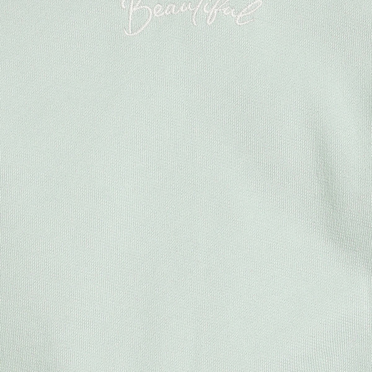 Baby Girls Mint Green Ruffle Sleeve Sweatshirt Regular Fit .