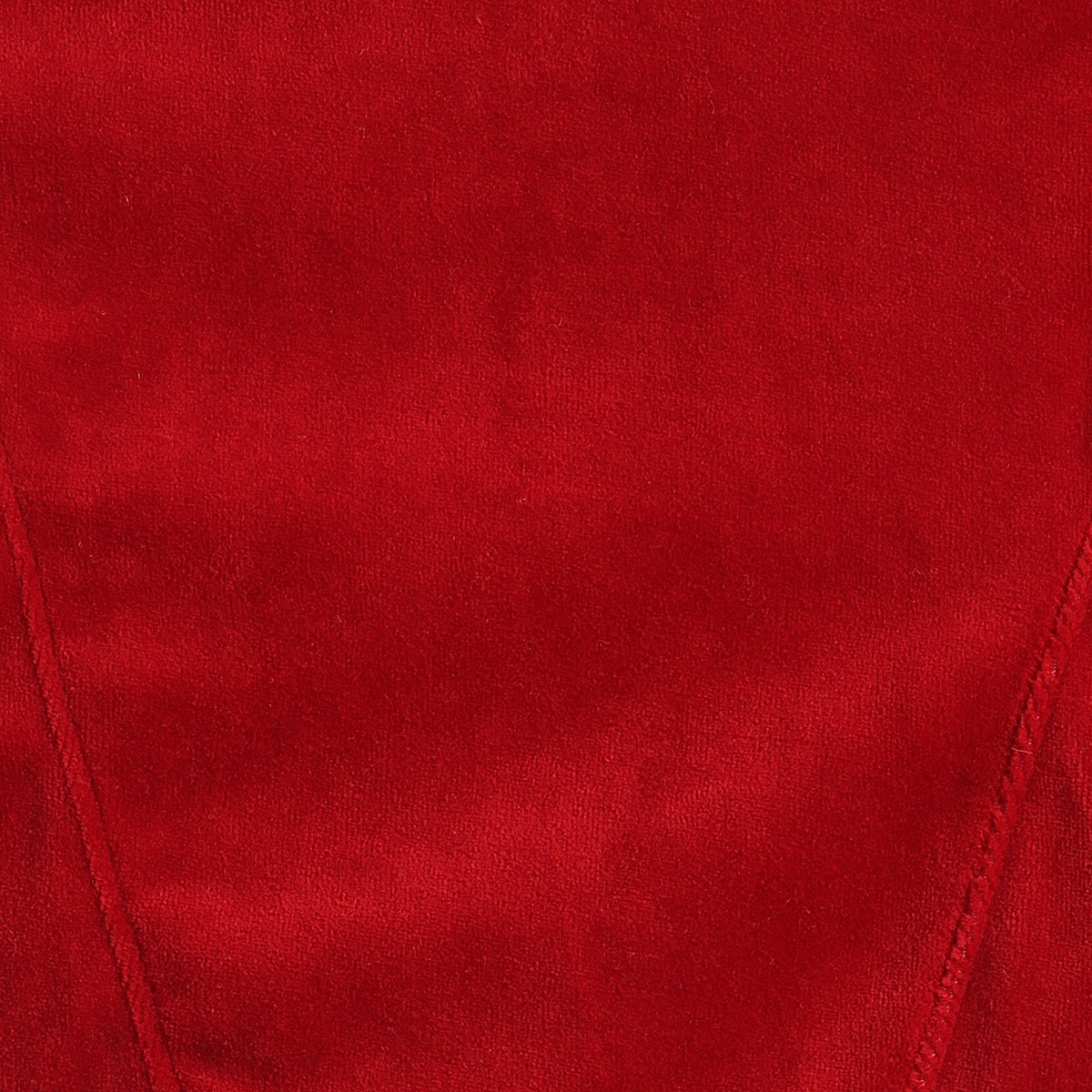 Baby Girls Red Velvet Sweatshirt Regular Fit.