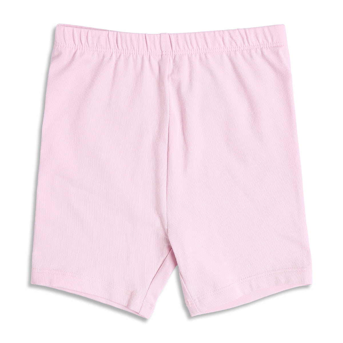 Baby Girls Solid Shorts Pack of 2, Pink and Blue