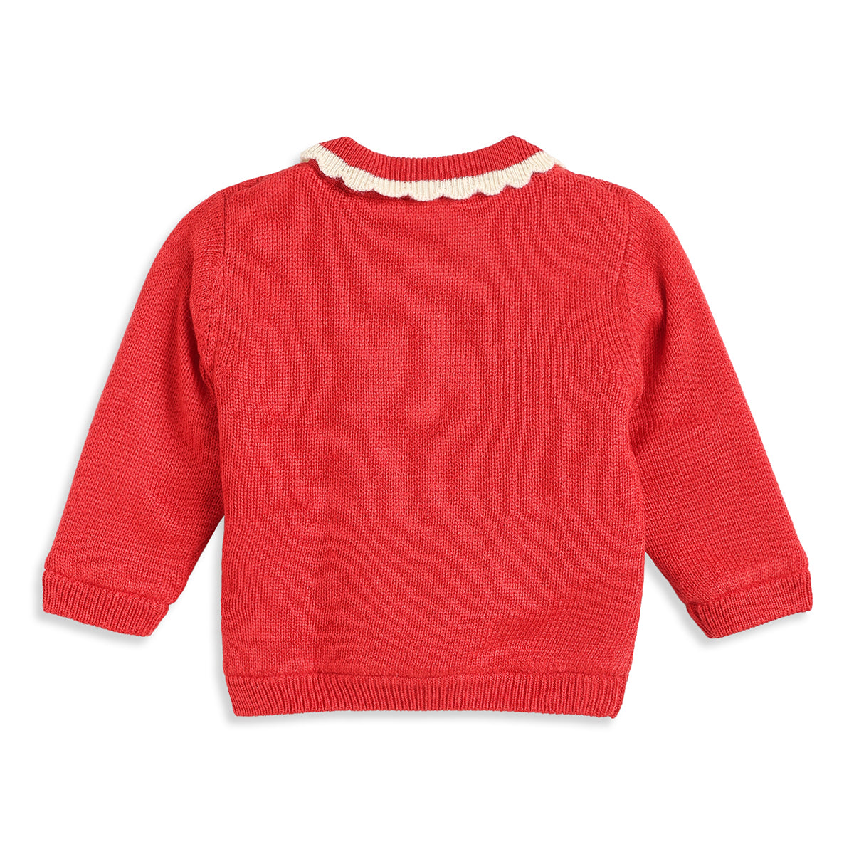 Baby Girls Coral Cable Knit Sweater Regular Fit