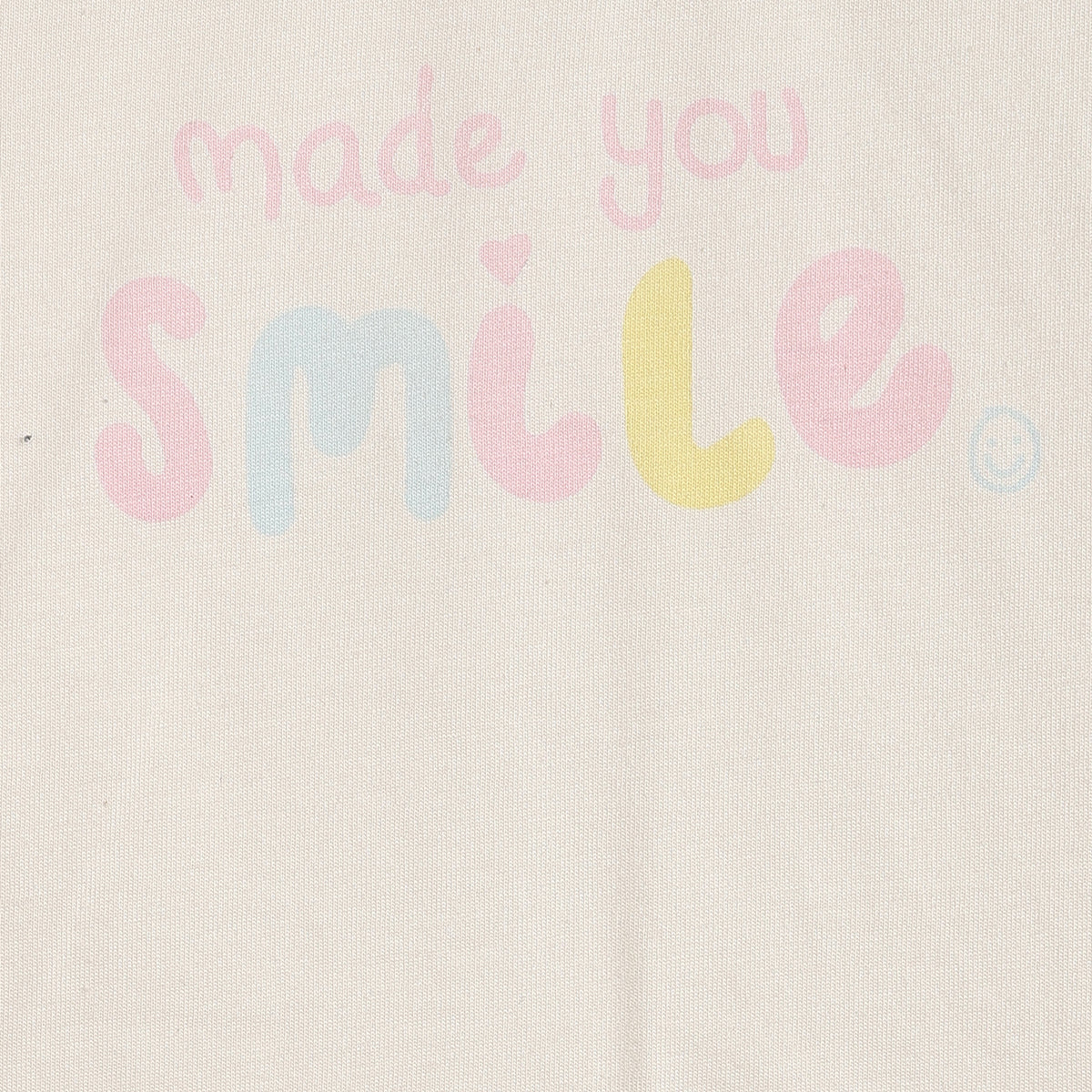 Baby Girls Cream Printed T-Shirt with Peach Pants Casual Co-ord Set
