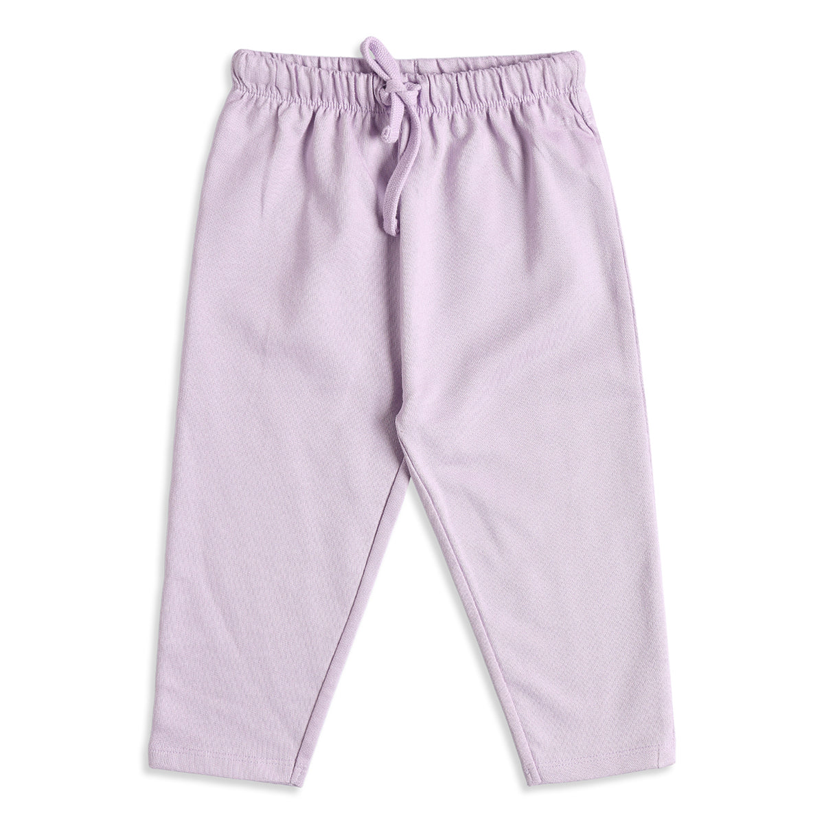 Baby Girls Yellow Floral Print T-Shirt with Lavender Pants Casual Co-ord Set