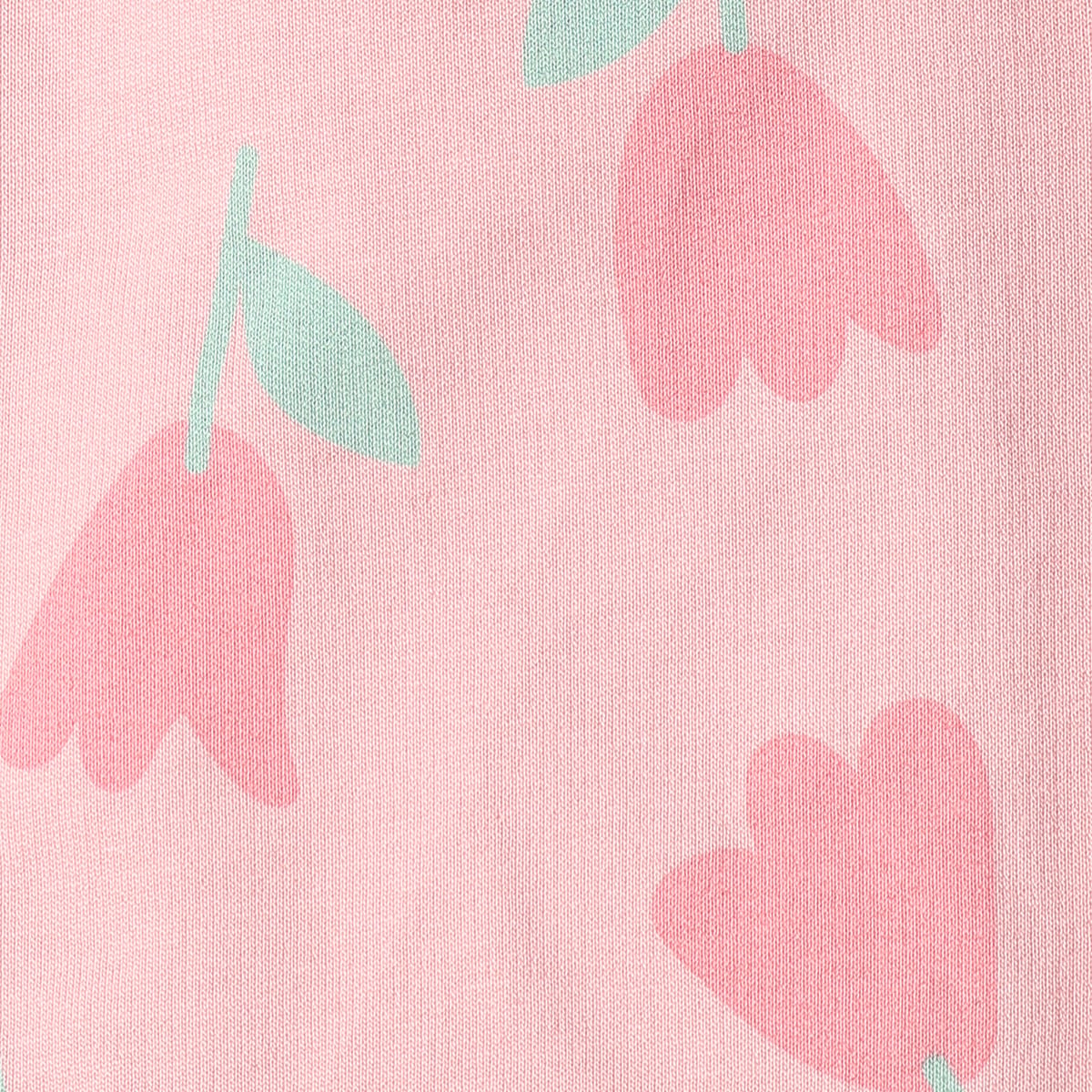 Baby Girls Pink Cotton Floral Printed Top And Bottom Set Regular Fit Casual Wear
