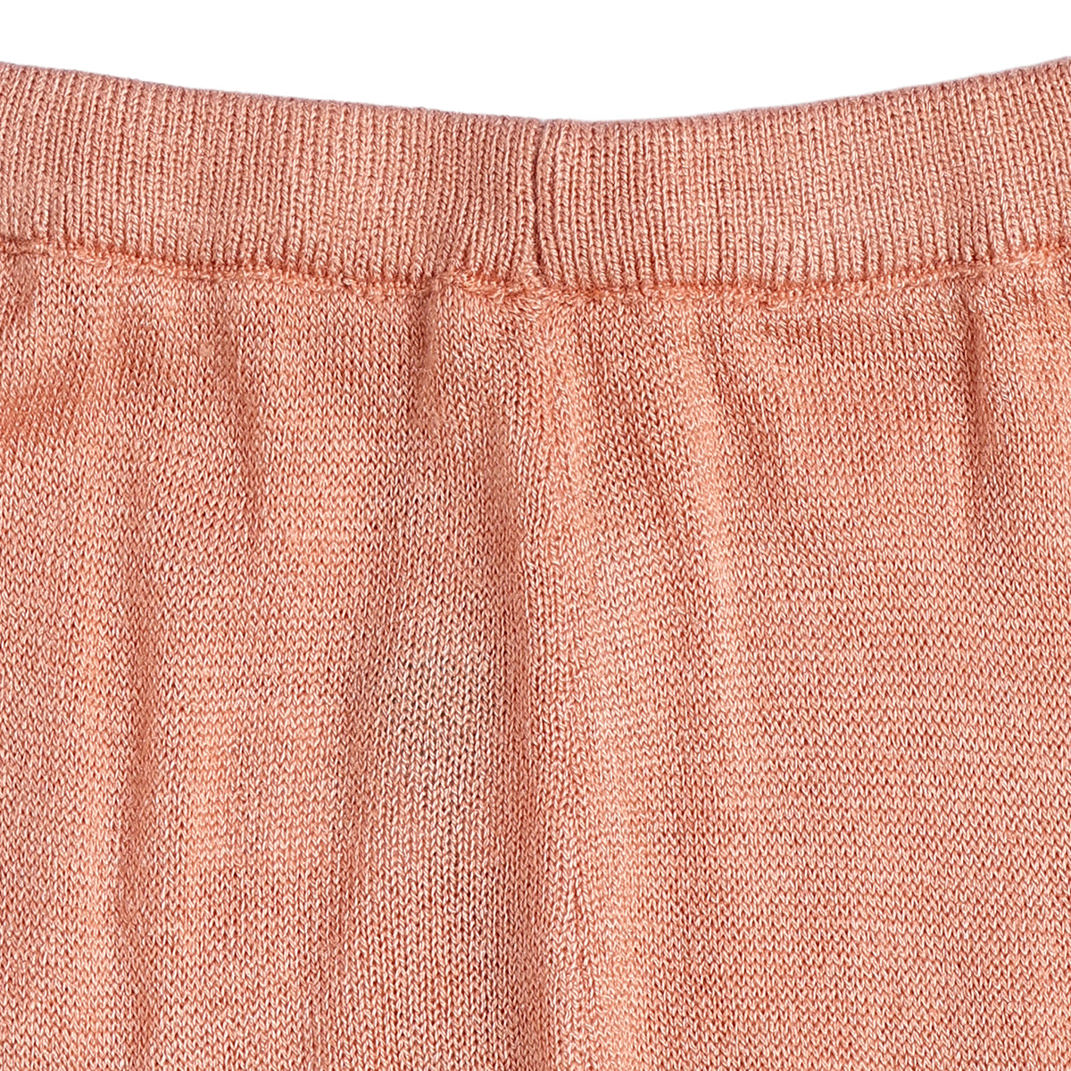 Baby Girls Peach Knit Top with Bottom Regular Fit Winter Co-ord Set