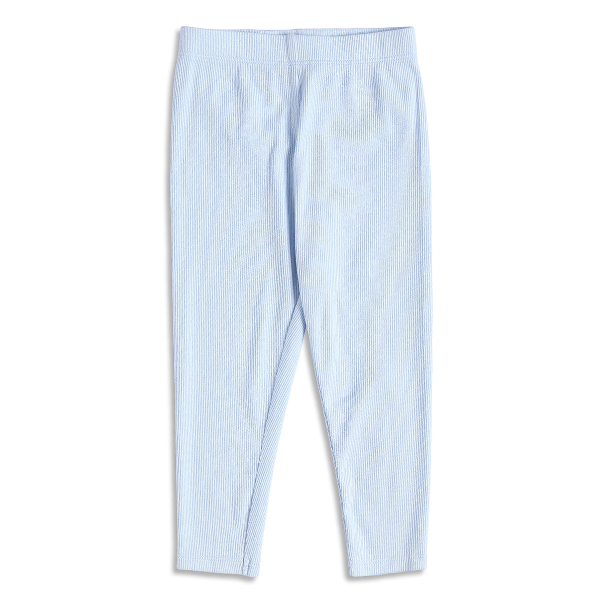 Baby Girls Off White Printed Top with Light Blue Bottom Regular Fit Winter Co-ord Set