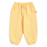 Baby Boy Yellow Cotton Jogger Pant