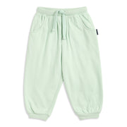 Baby Boy Mint Green Cotton Joggers Regular Fit Casual Bottomwear