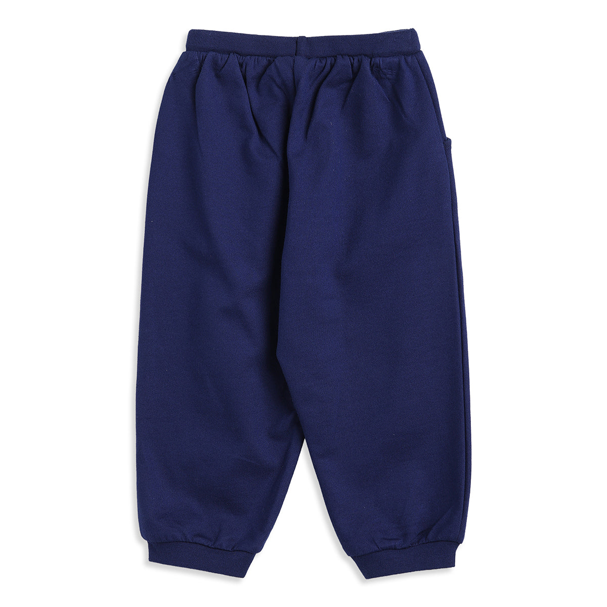 Baby Boy Navy Blue Cotton Joggers Regular Fit Casual Bottomwear