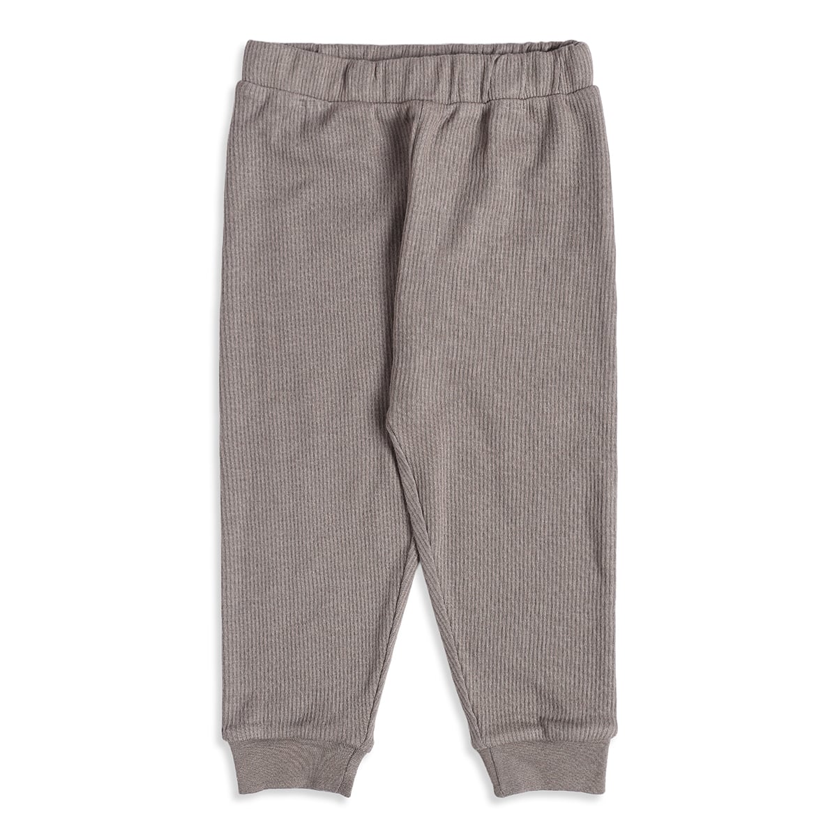 Baby Unisex Yellow and Grey Cotton Blend Ribbed Jogger Pants Pack of 2 Regular Fit Casual Wear