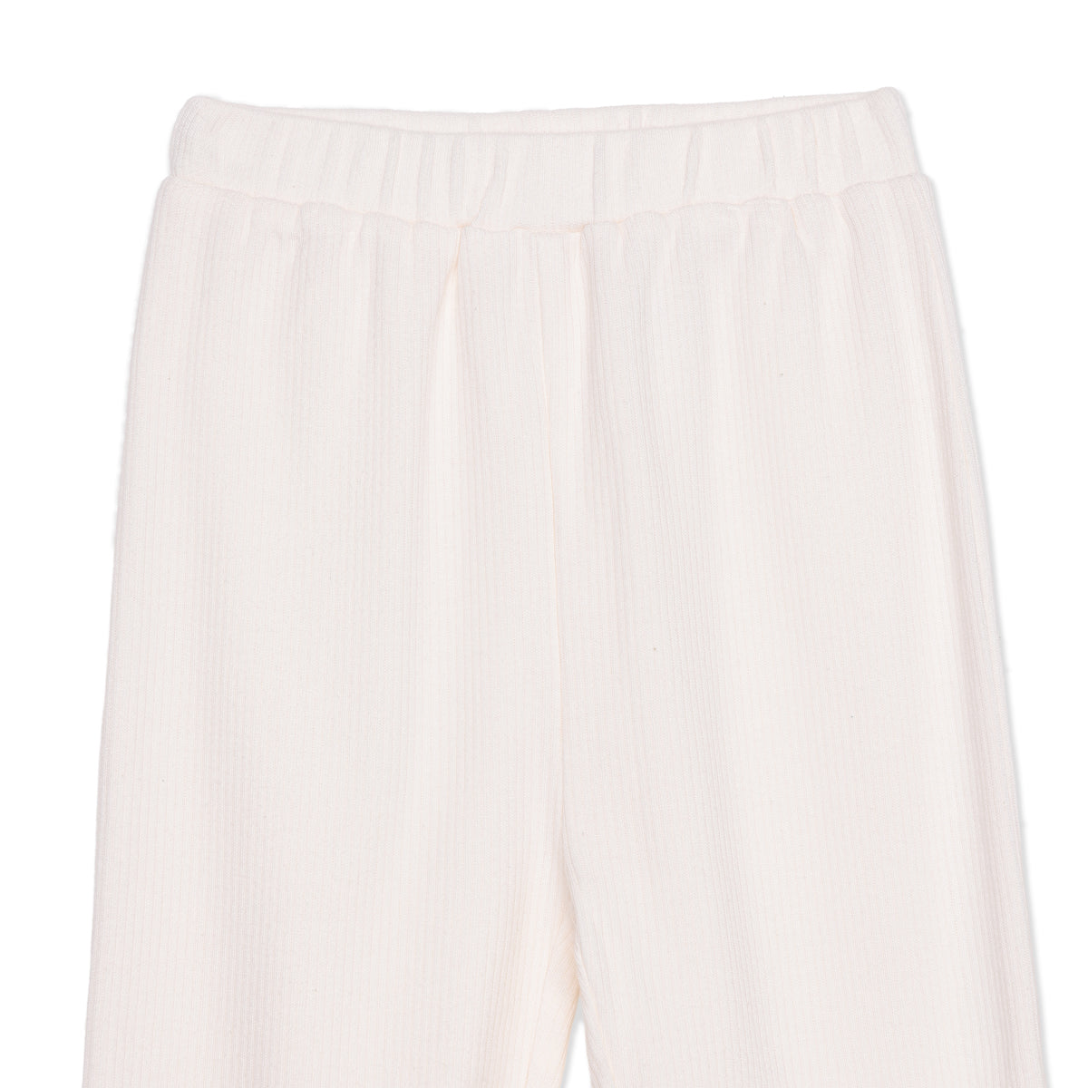 Baby Unisex Peach and Off-White Cotton Jogger Pants Pack of 2 Regular Fit Casual Kids Pants