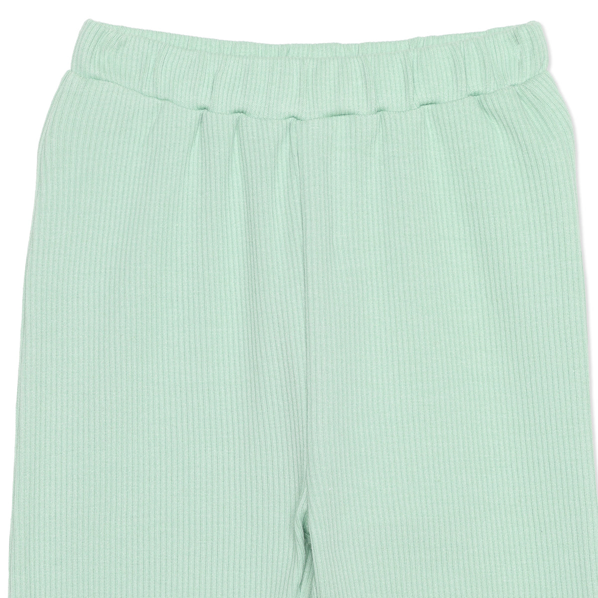 Baby Unisex Grey and Mint Green Cotton Jogger Pants Pack of 2 Regular Fit Casual Kids Bottoms