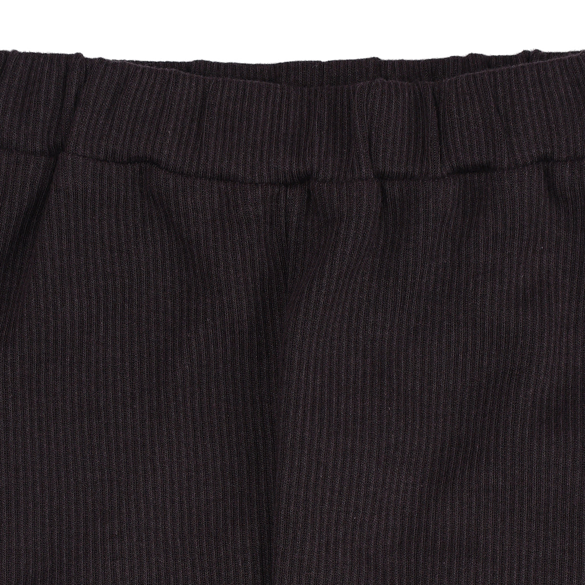 Unisex Baby and Girls Black Cotton Blend Ribbed T Shirt and Joggers