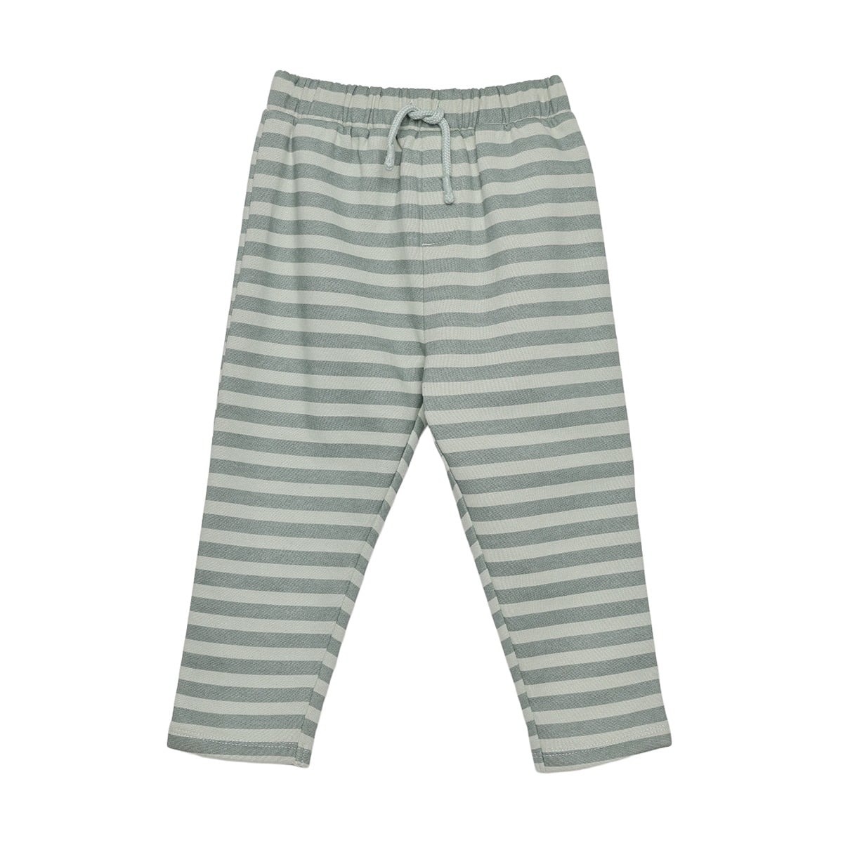 Baby Unisex Sage Green And Cream Cotton Blend Farm Friends Embroidered Top And Bottom Set Regular Fit Casual Wear