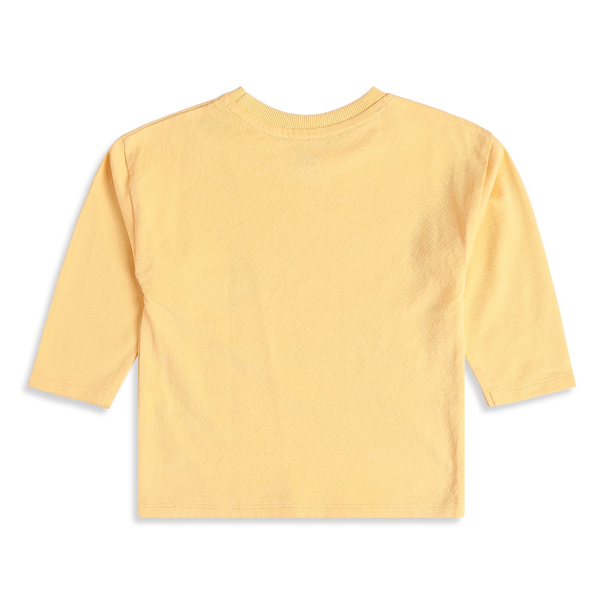 Baby Boys Yellow Cotton Penguin Graphic Printed T-Shirt Regular Fit Casual Wear