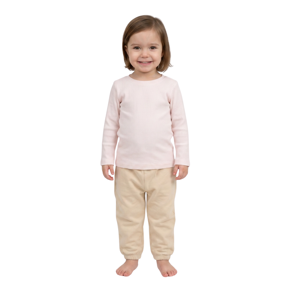 Baby Unisex Off White and Peach T Shirts Pack of 2 Casual Kids T
