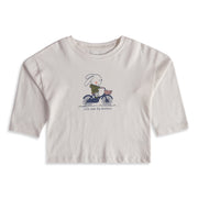 Baby Unisex Cream Cotton Bunny T-Shirt Regular Fit Casual Wear