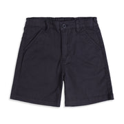 Baby Boys Navy Blue Cotton Solid Shorts Regular Fit Casual Wear