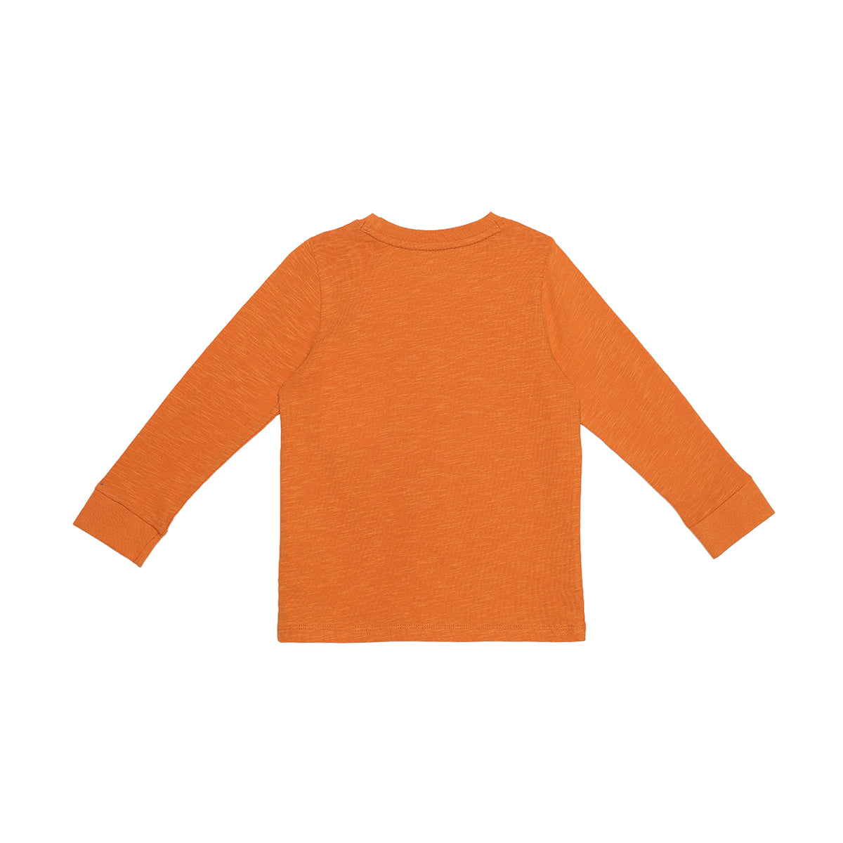 Boys Orange Cotton Skateboard Graphic T-Shirt Regular Fit Casual Kids T-Shirt