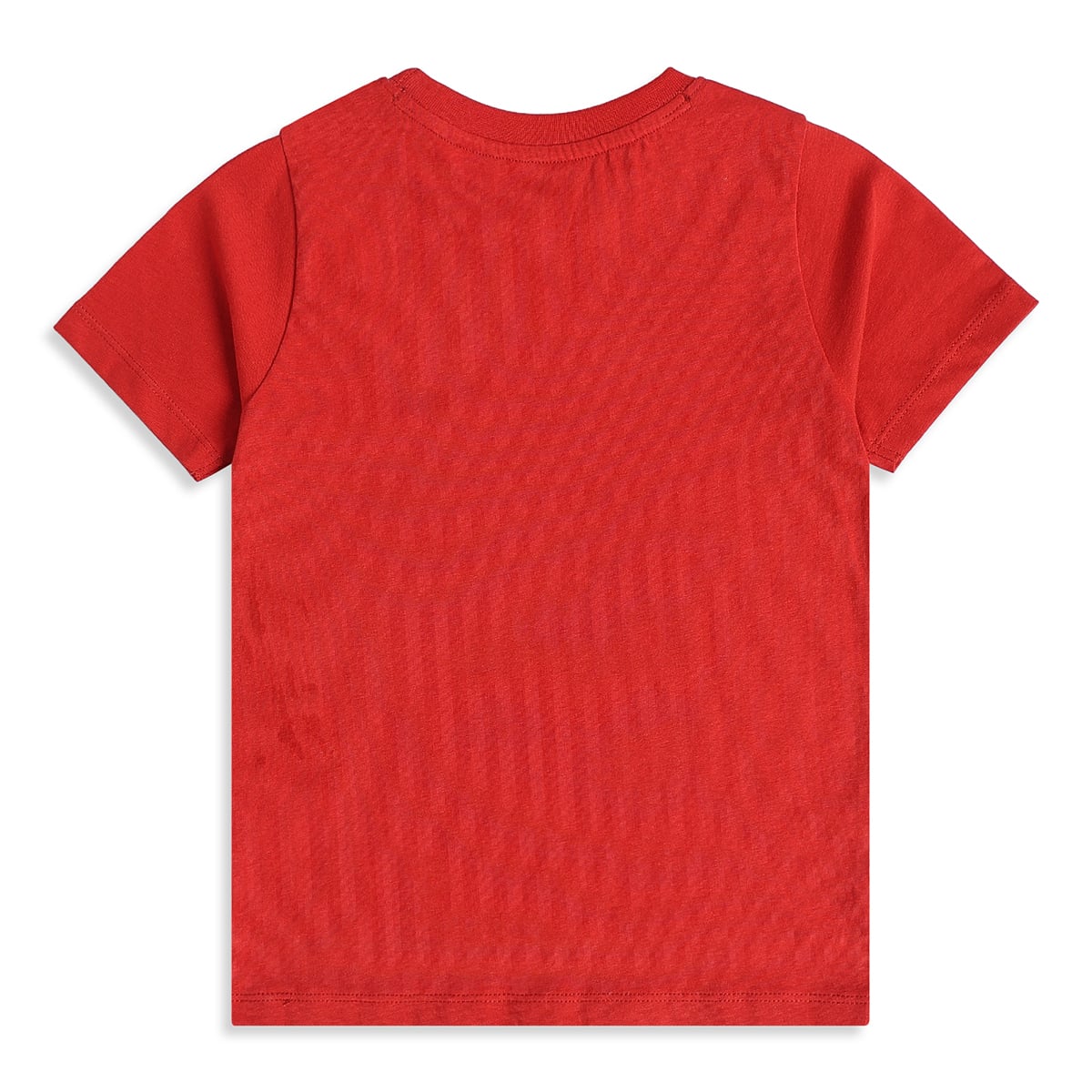Baby Boys Red Cotton Blend Basketball Graphic T-Shirt Regular Fit Casual Wear