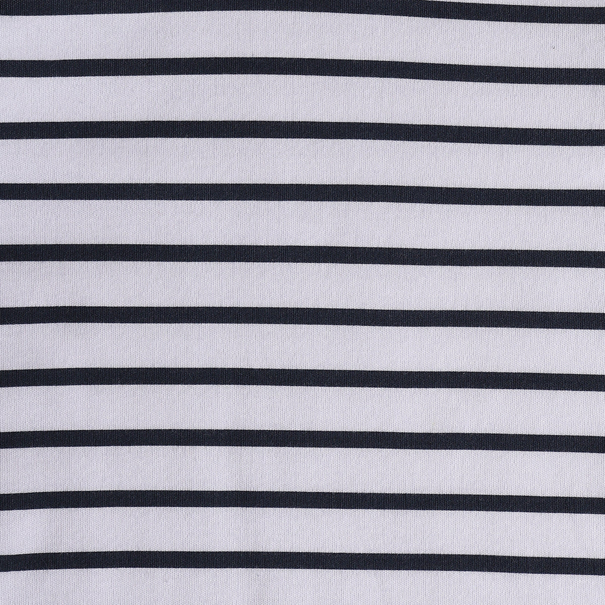Boys White Black Cotton Striped T-Shirt Regular Fit Casual Wear