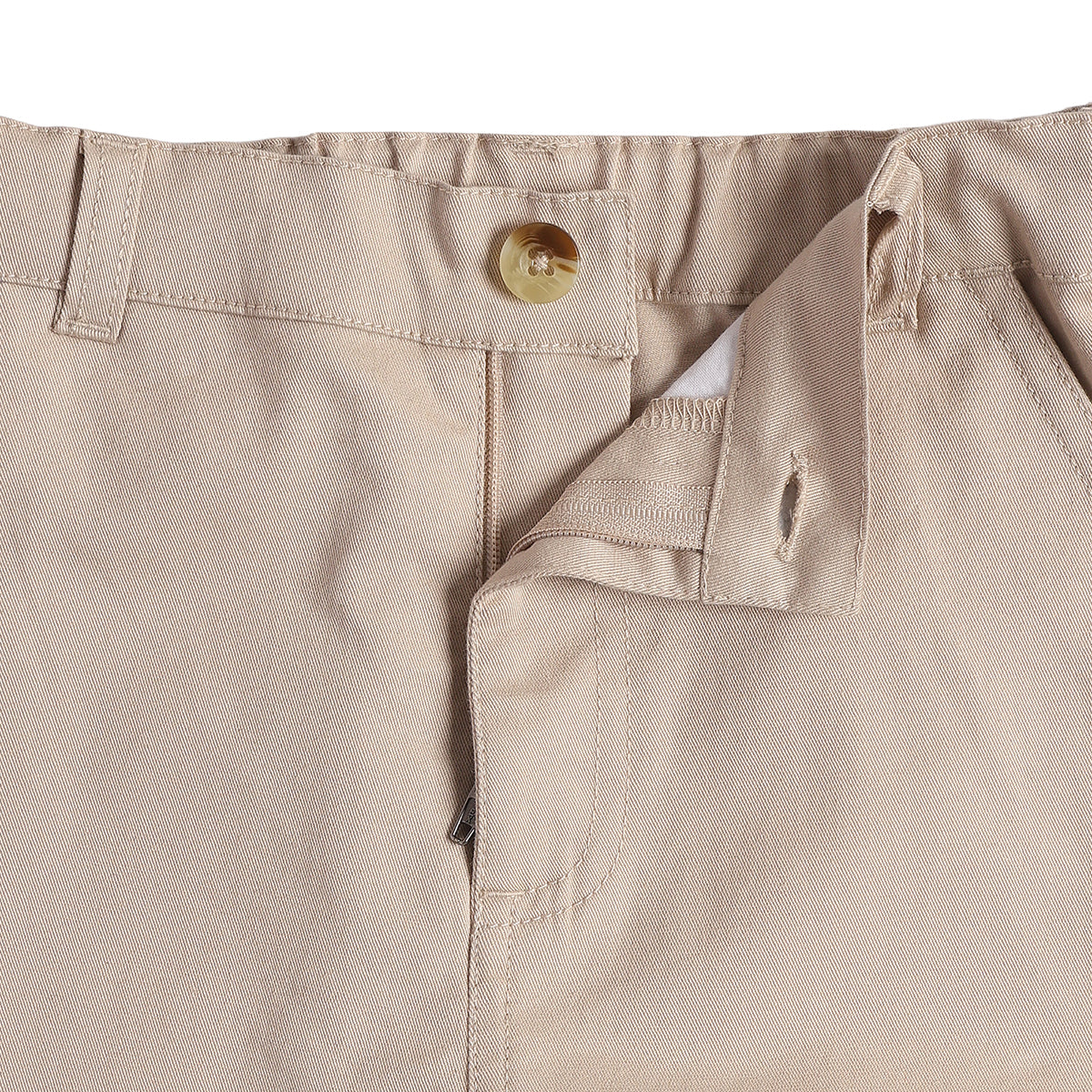 Boys Beige Woven Regular Fit Casual Wear