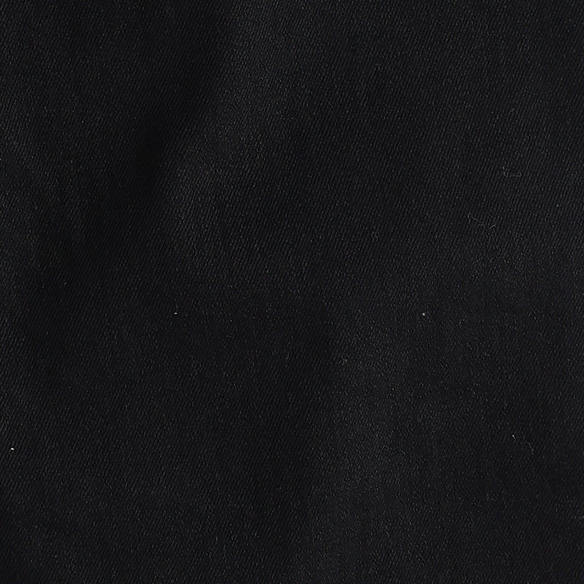 Baby Girls Black Cotton Blend Denim Pant Regular Fit Casual Wear