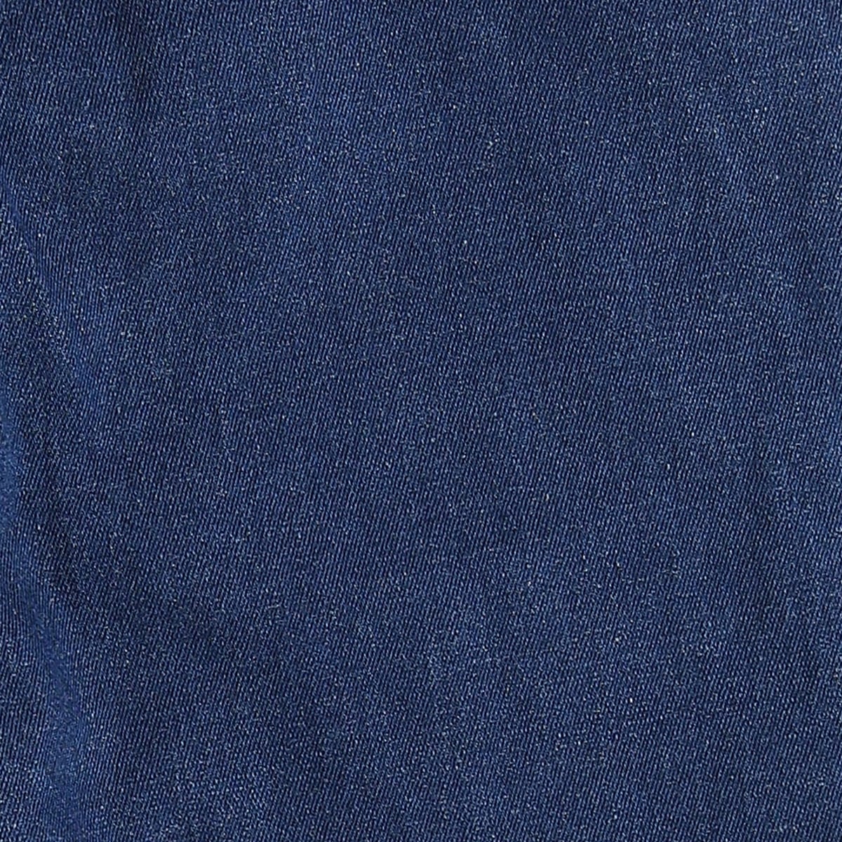 Baby Girls Blue Cotton Blend Solid Flared Denim Pant Regular Fit Casual Wear