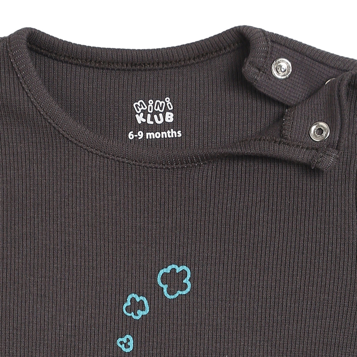 Baby Boys Navy and Charcoal Bodysuits Pack of 2 Everyday Wear