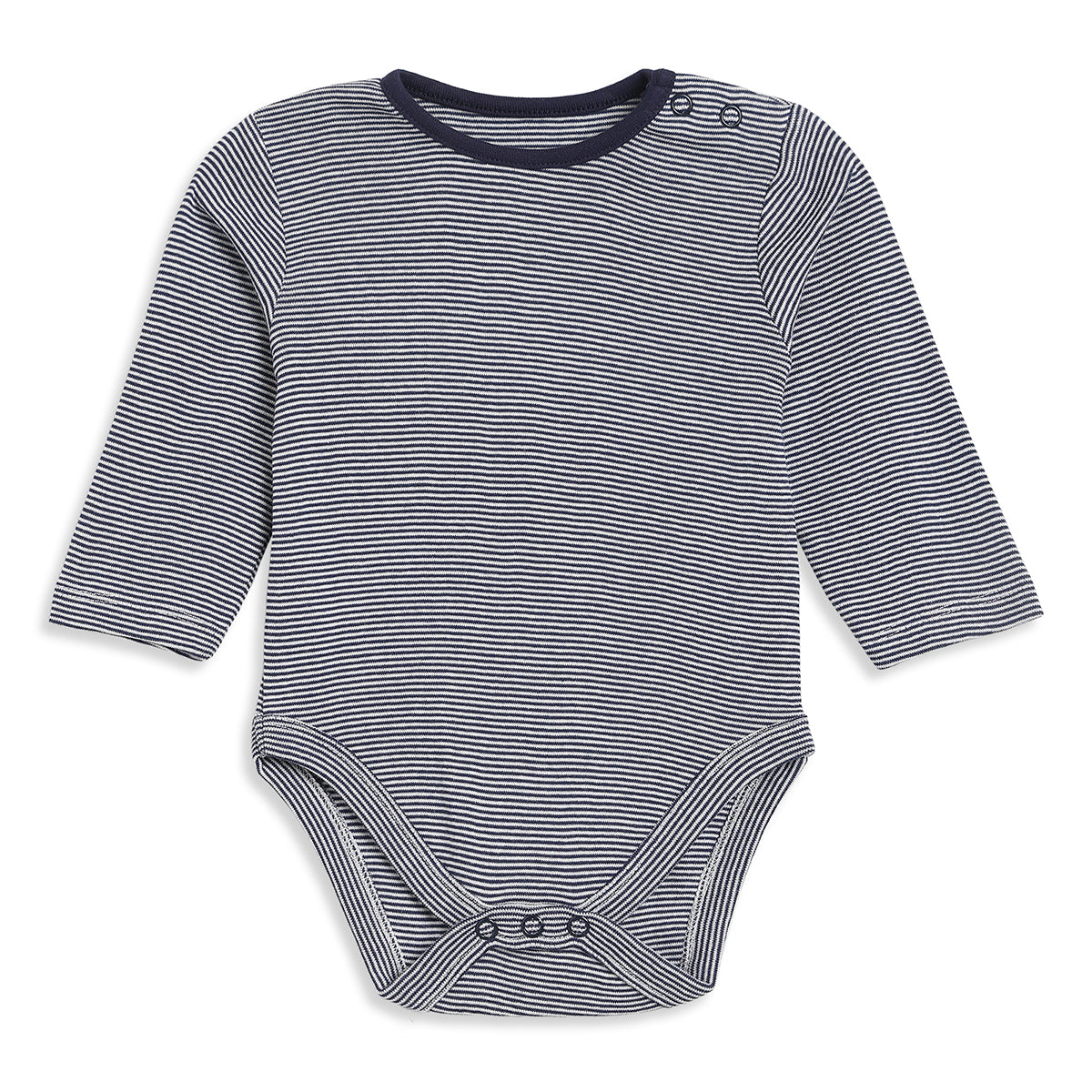 Baby Boys Navy and Charcoal Bodysuits Pack of 2 Everyday Wear