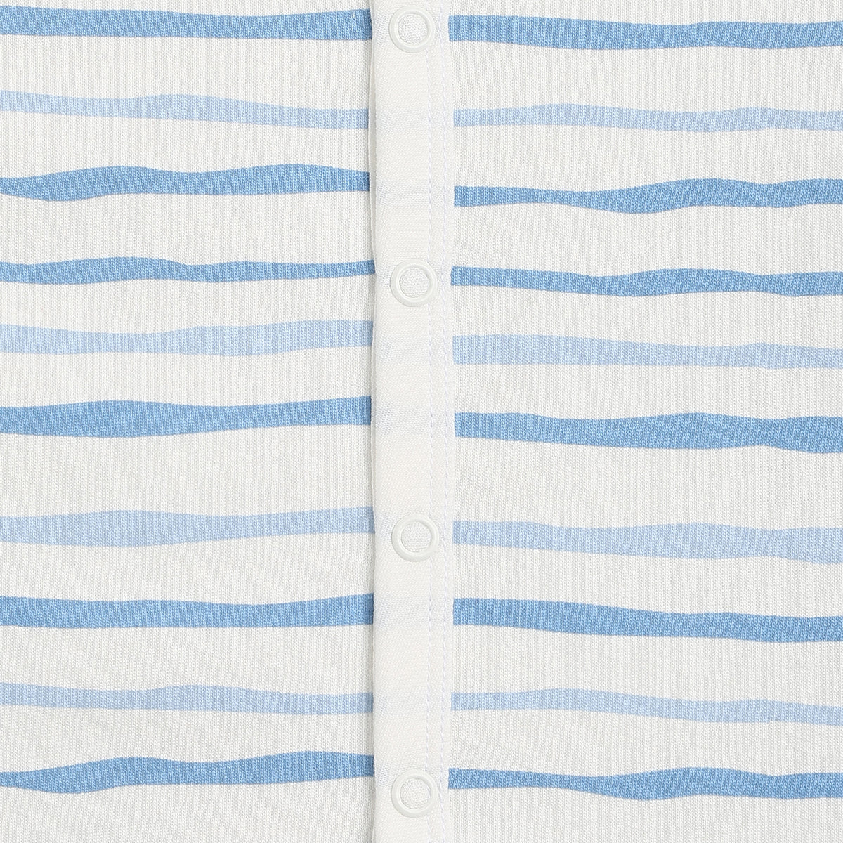 Baby Boys Blue and White Cotton Front Open Full Sleeve Vest Pack of 2 Everyday Essentials