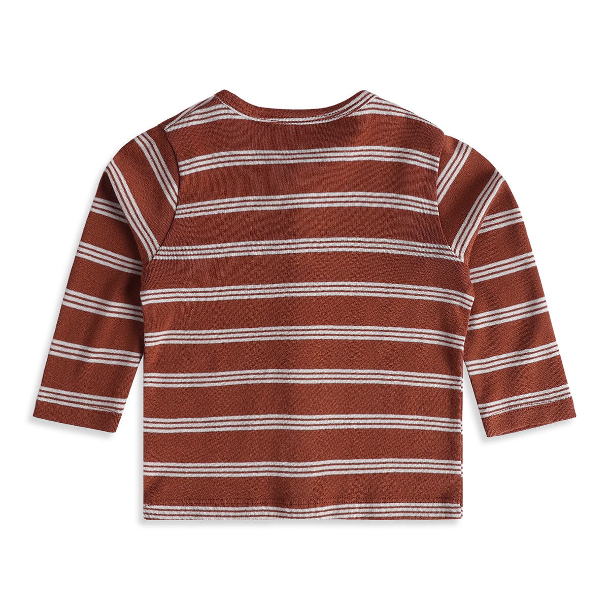 Baby Boys Cream Rust Cotton Front Open Vests Pack of 2 Casual Wear