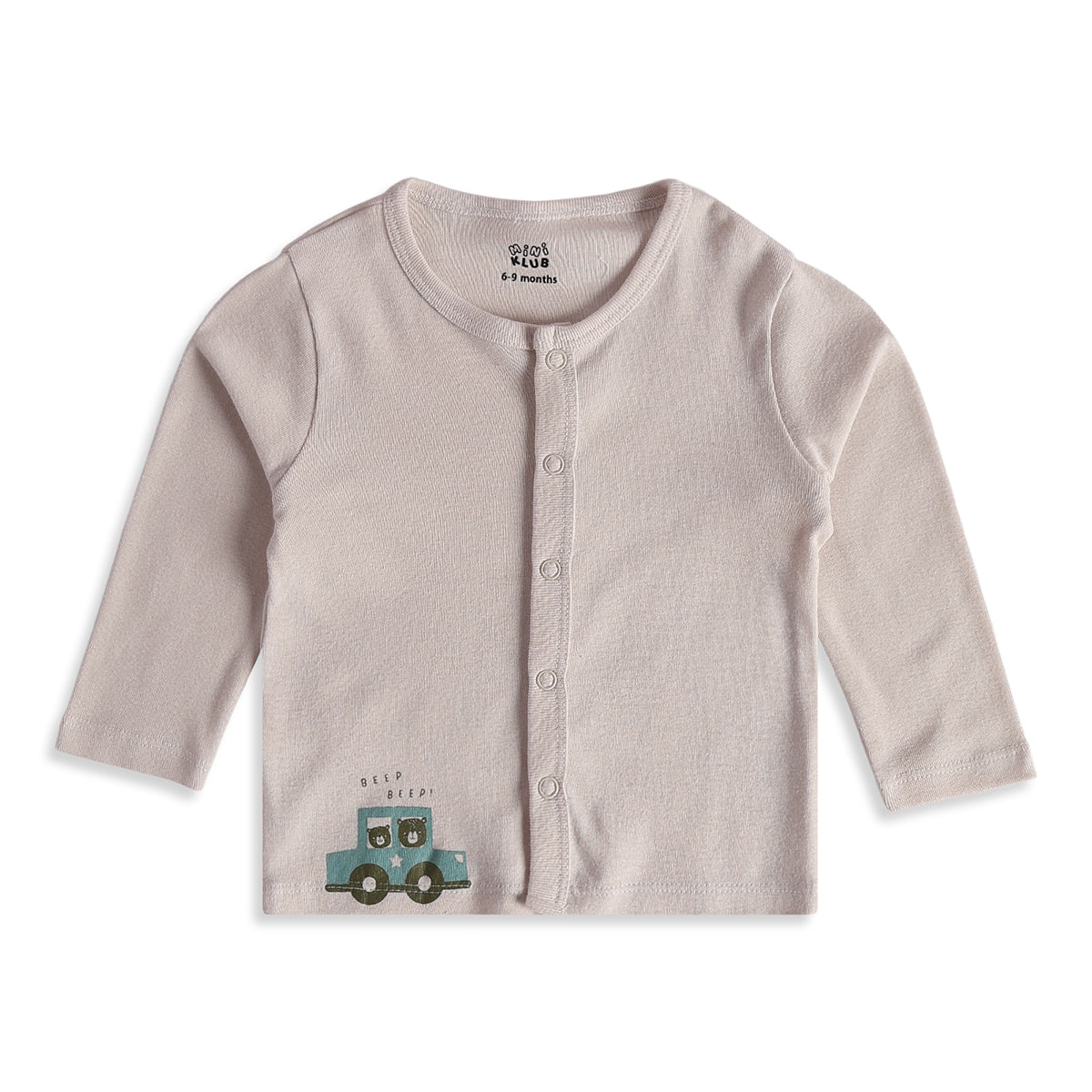 Baby Boys Beige Green Cotton Front Open Vests Pack of 2 Casual Wear