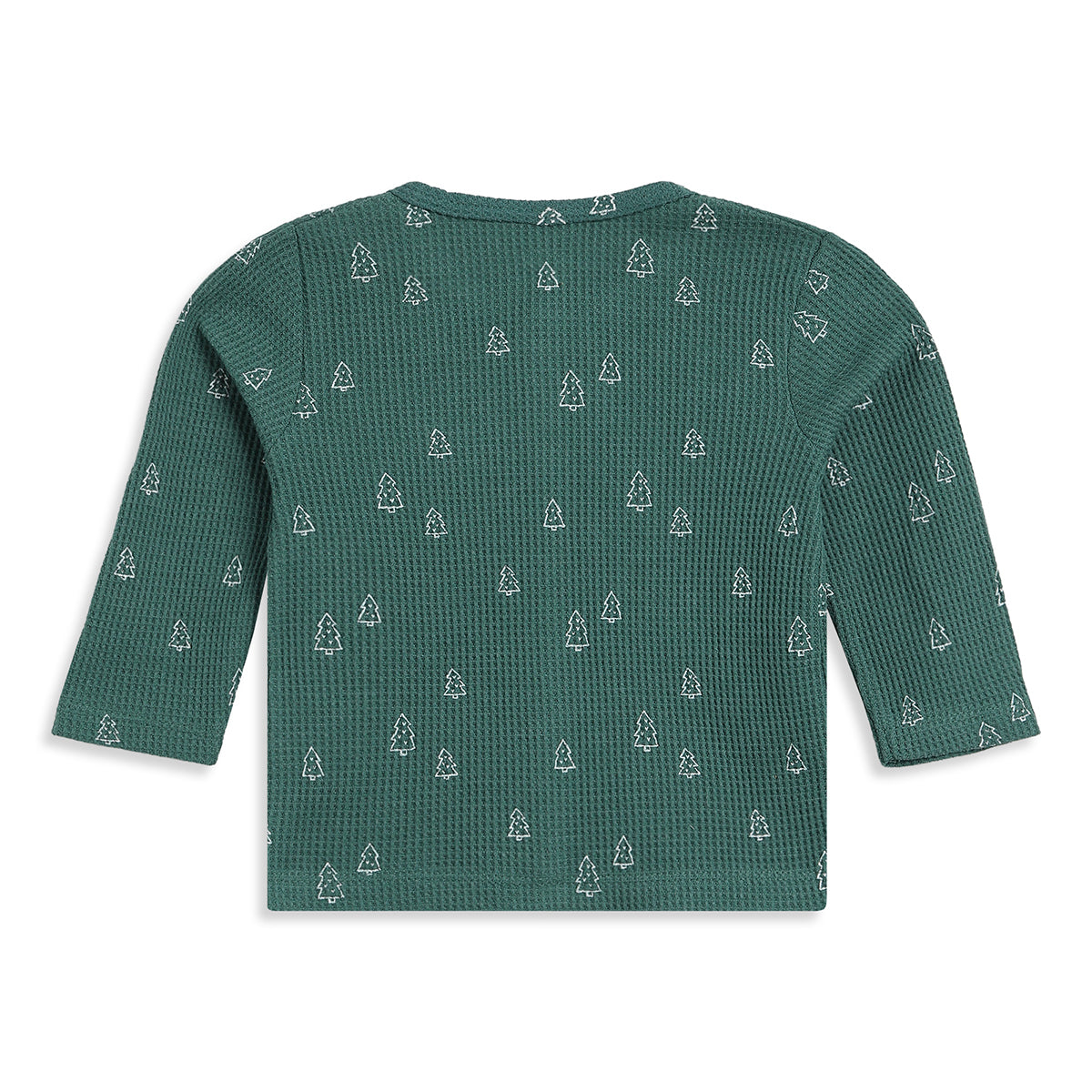 Baby Boys Green Cotton Printed Front Open Vests Pack of 2