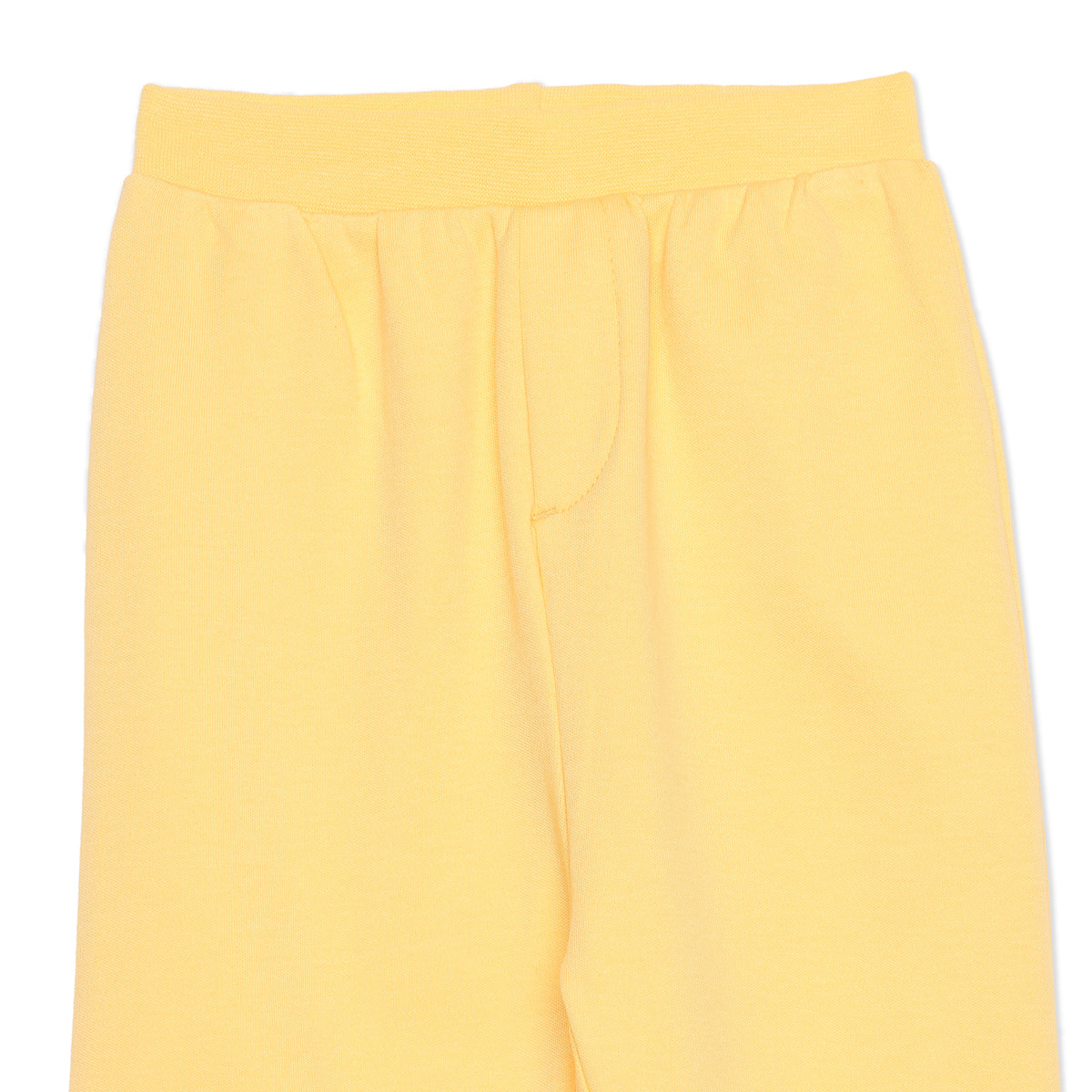 Baby Boys Yellow and Beige Cotton Jogger Pack of 2 Regular Fit Casual Kids Pants