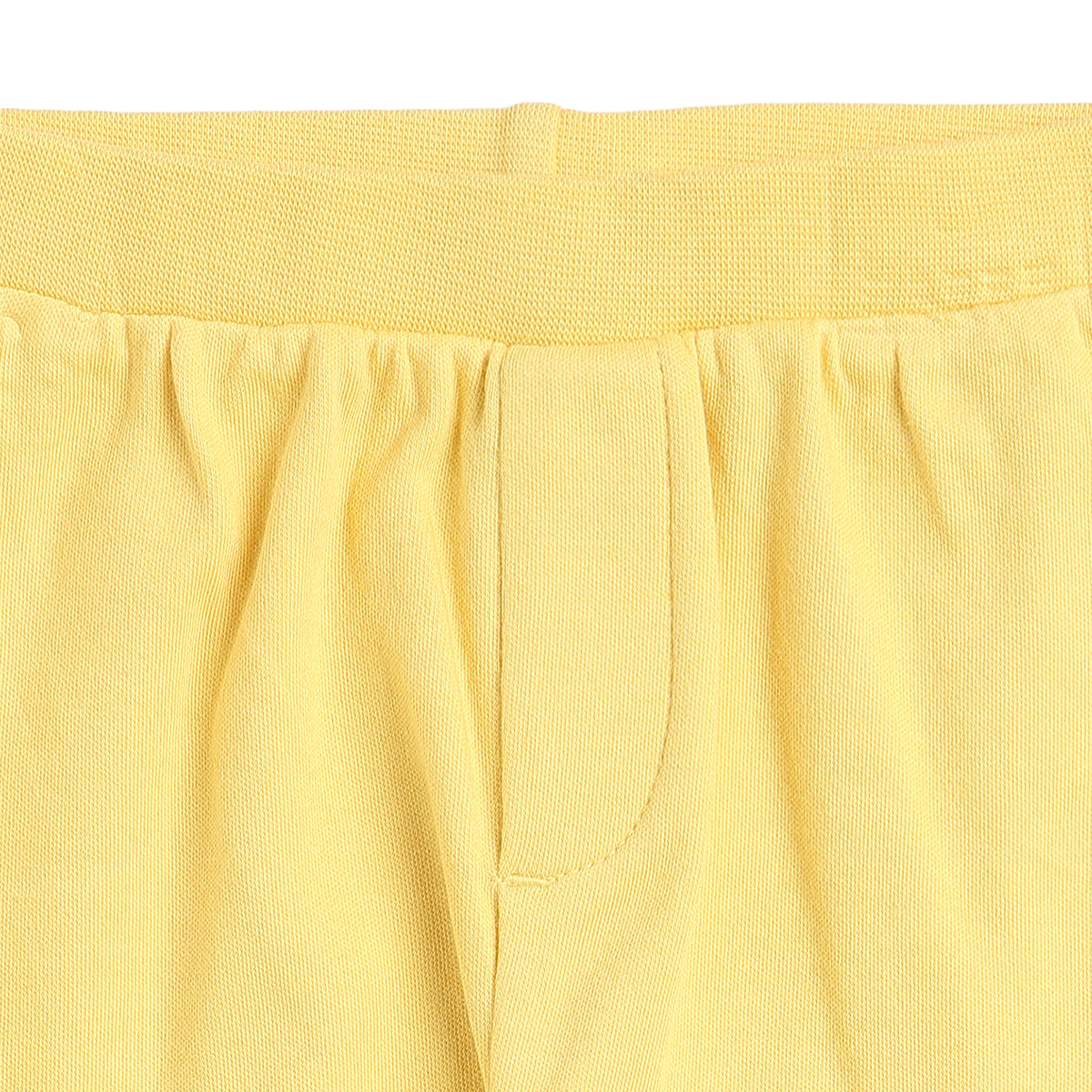 Baby Boys Yellow and Aqua Blue Cotton Knit Bottom Pack of 2 Regular Fit Everyday Wear
