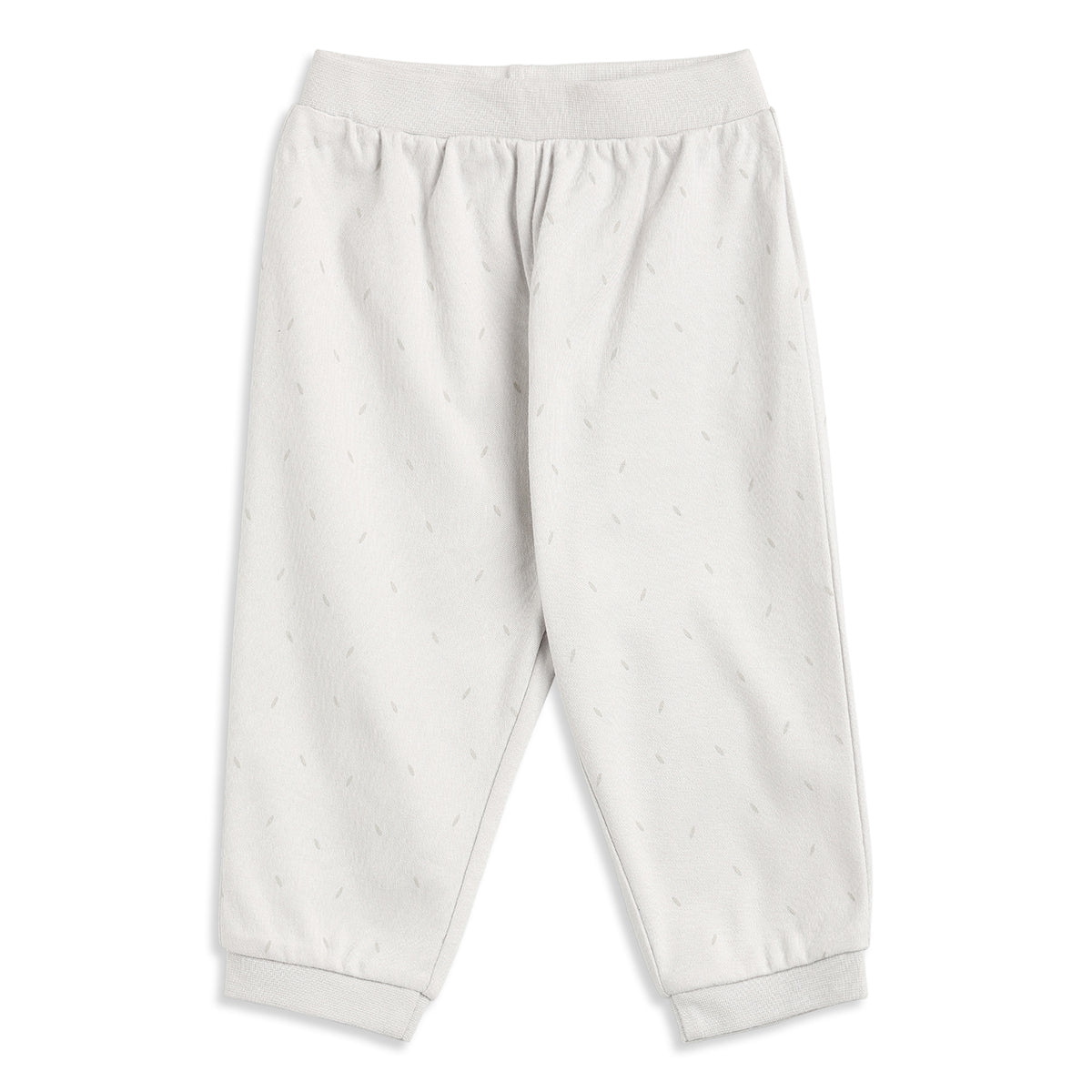 Baby Boys Off White and Navy Blue Cotton Knit Bottom Pack of 2 Regular Fit Everyday Wear