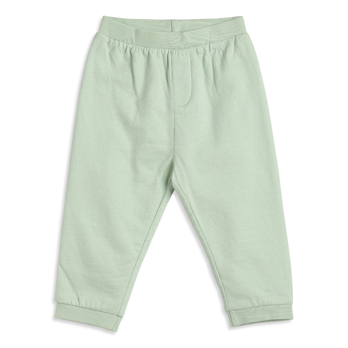 Baby Boys Mint Green and Peach Cotton Knit Bottom  Pack of 2 Regular Fit Everyday Wear