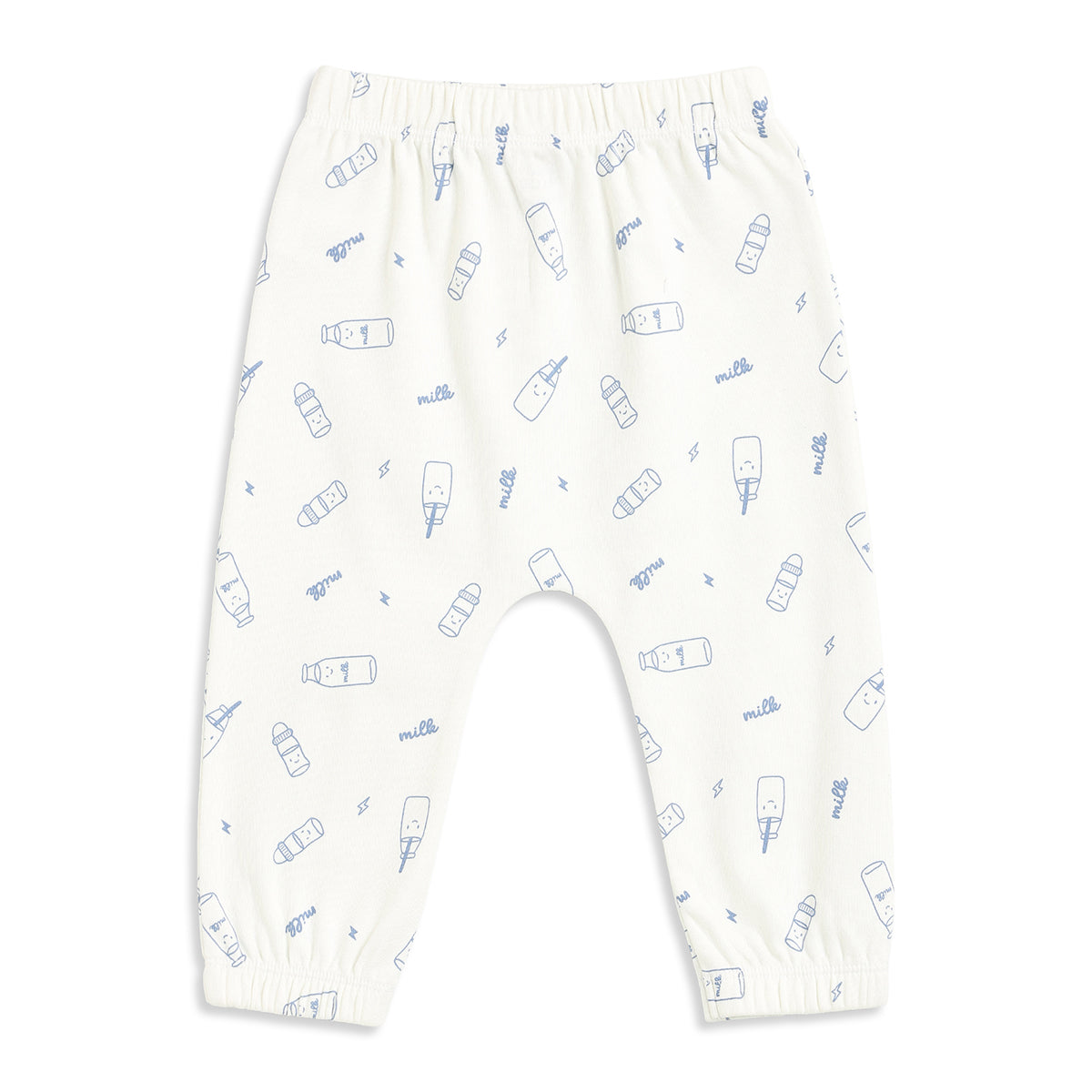 Baby Boys Mint Green and White Cotton Knit Bottom Pack of 2 Regular Fit Everyday Wear