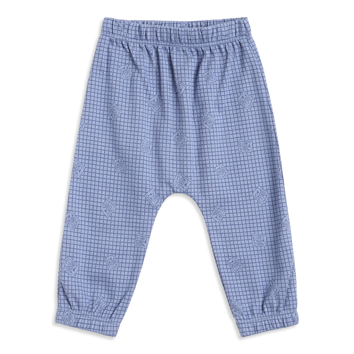Baby Boys Yellow and Blue Cotton Knit Bottom Pack of 2 Regular Fit Everyday Wear