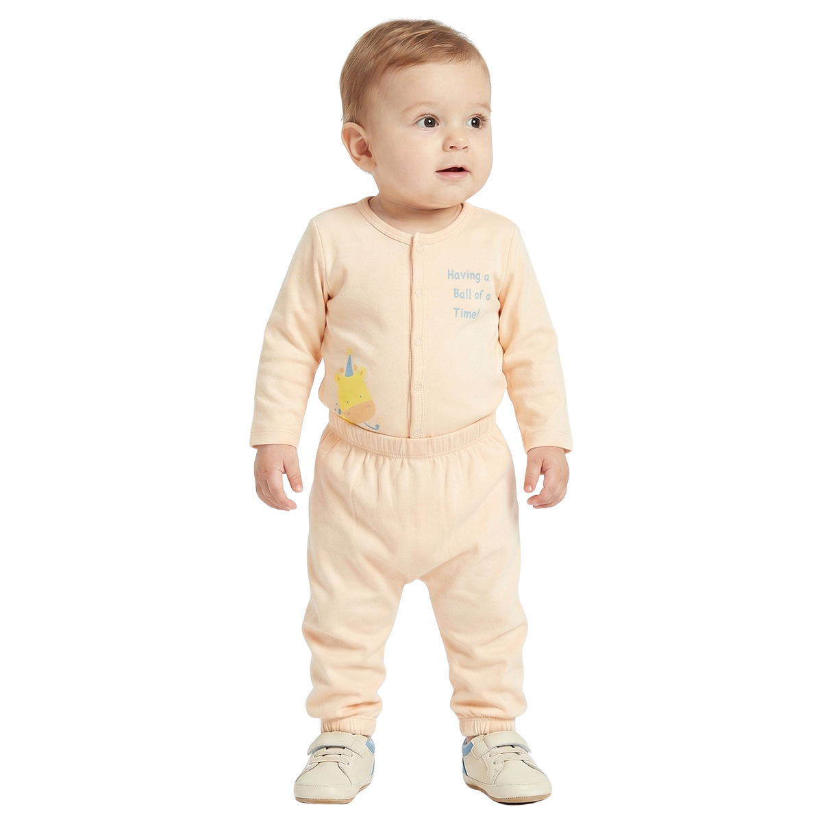 Baby Boys Red and Cream Cotton Knit Bottom Pack of 2 Everyday Wear