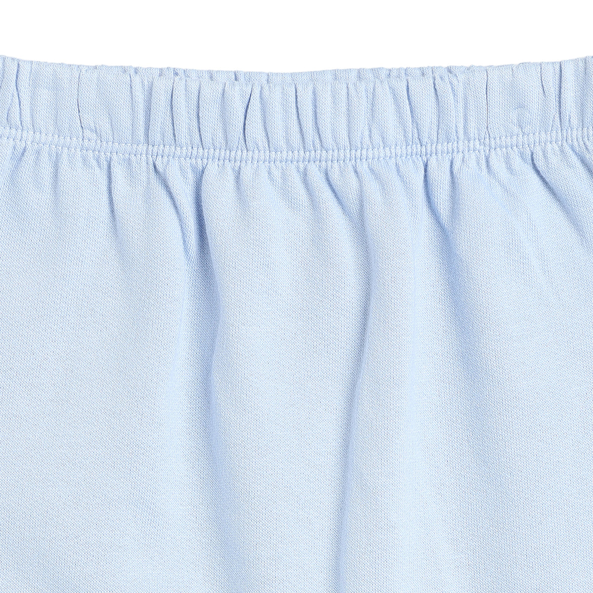 Baby Boys Blue and White Striped Cotton Knit Bottom Pack of 2 Regular Fit Everyday Wear